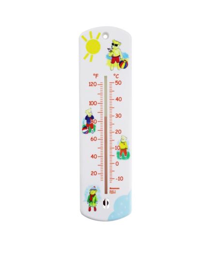 Teddy Design Nursery Wall Thermometer