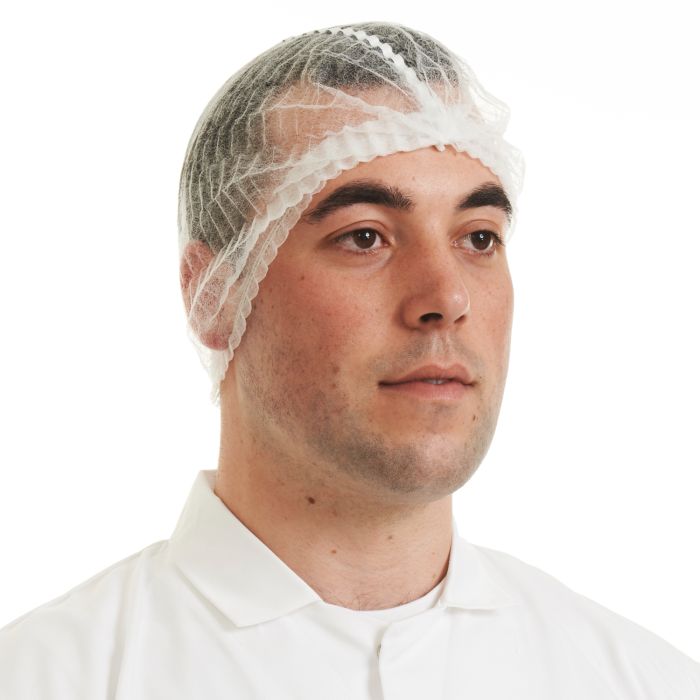 Detectable Supertouch White Mob Caps