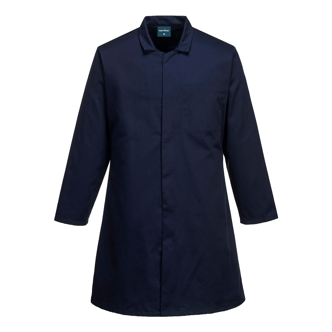 Portwest Navy Food Trade Coat (No External Pockets)
