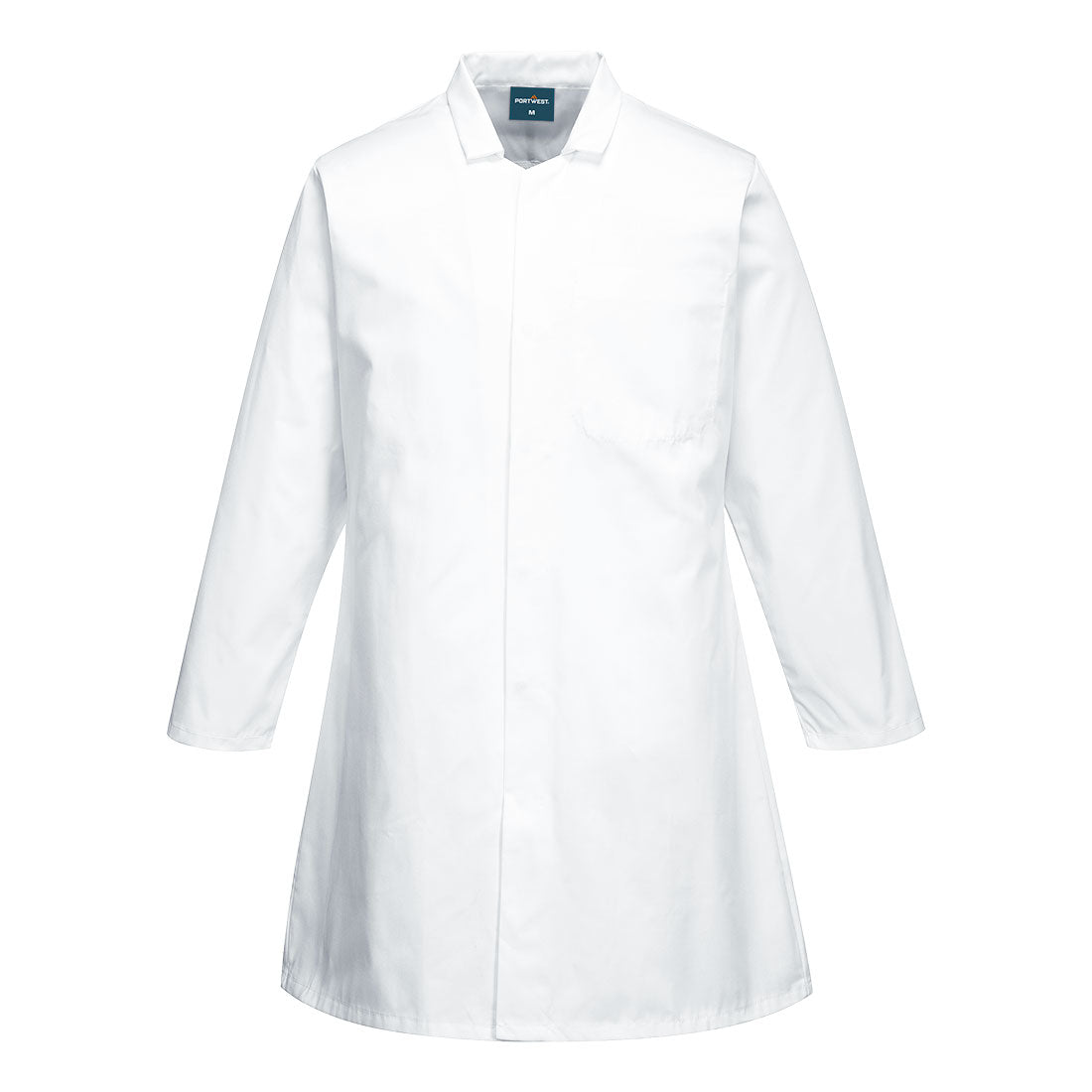 Portwest White Food Trade Coat (No External Pockets)