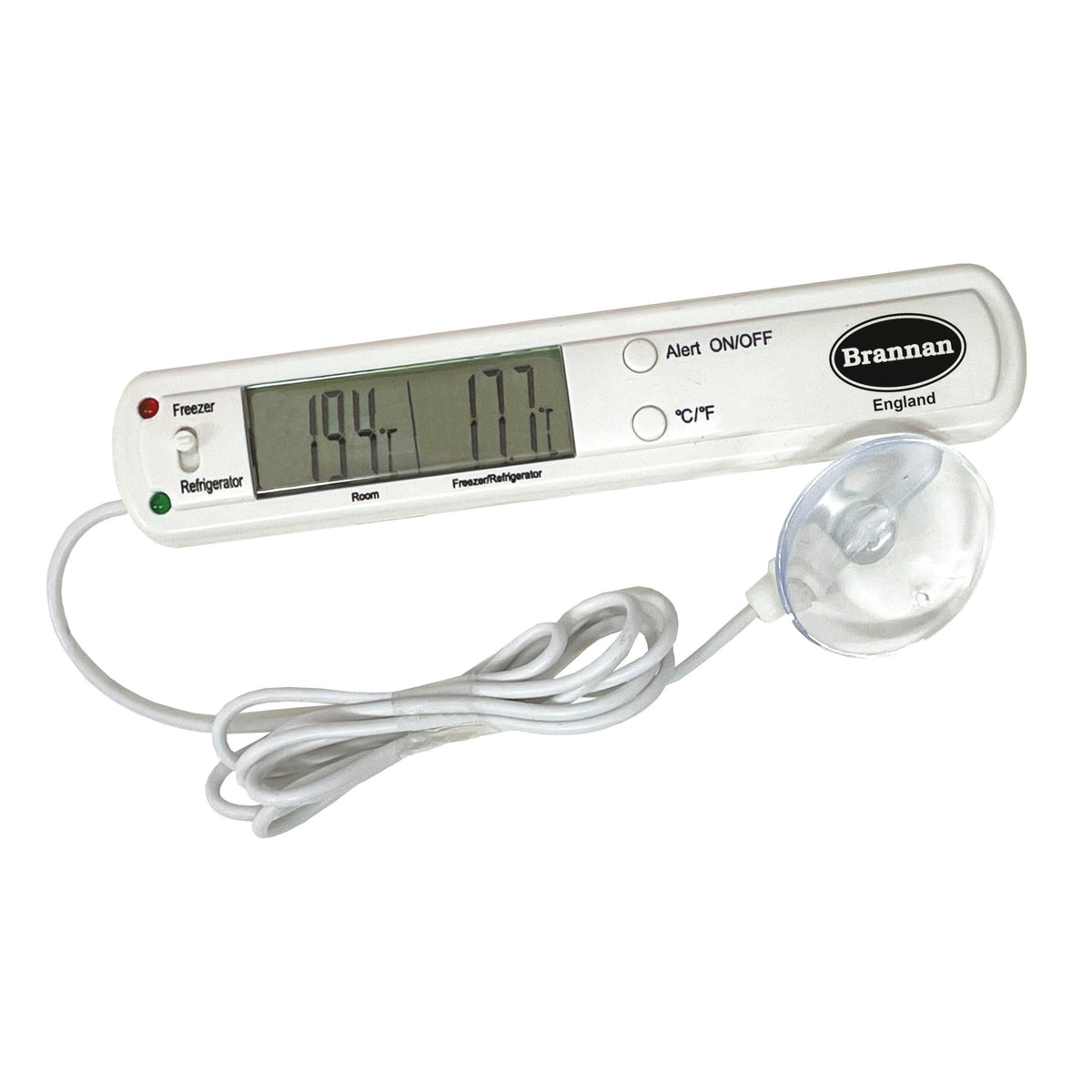 Brannan Digital Fridge / Freezer Thermometer with Alarm