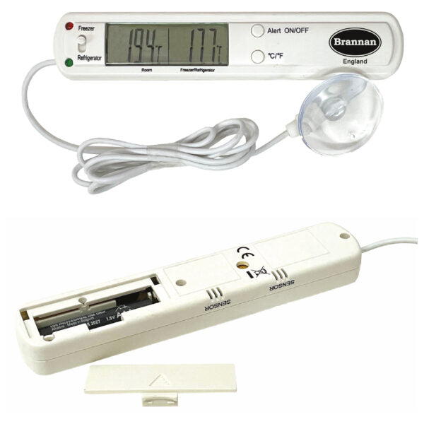 Brannan Digital Fridge / Freezer Thermometer with Alarm