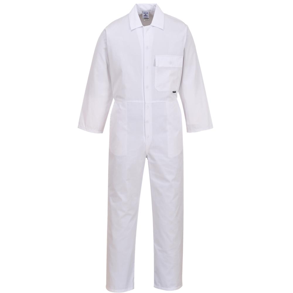 Fortis Standard White Coveralls