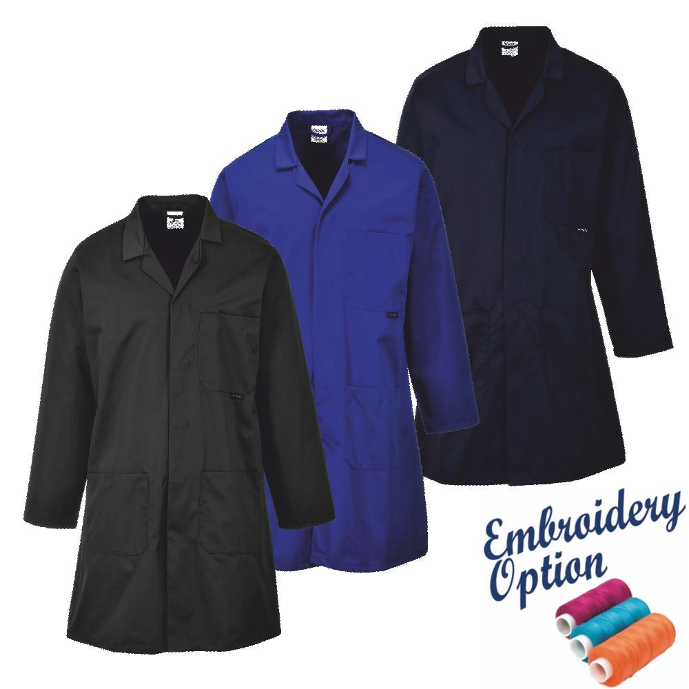 Embroidered Fortis Standard Warehouse Coat
