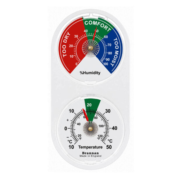 Brannan Twin Dial Hygrometer & Thermometer