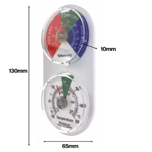 Brannan Twin Dial Hygrometer & Thermometer