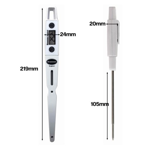 Brannan Water Resistant Electronic/Digital Probe Thermometer