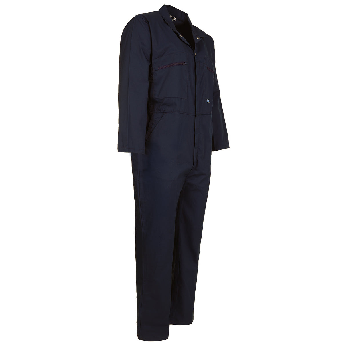 Mens Navy 240gm Coveralls Zip Front