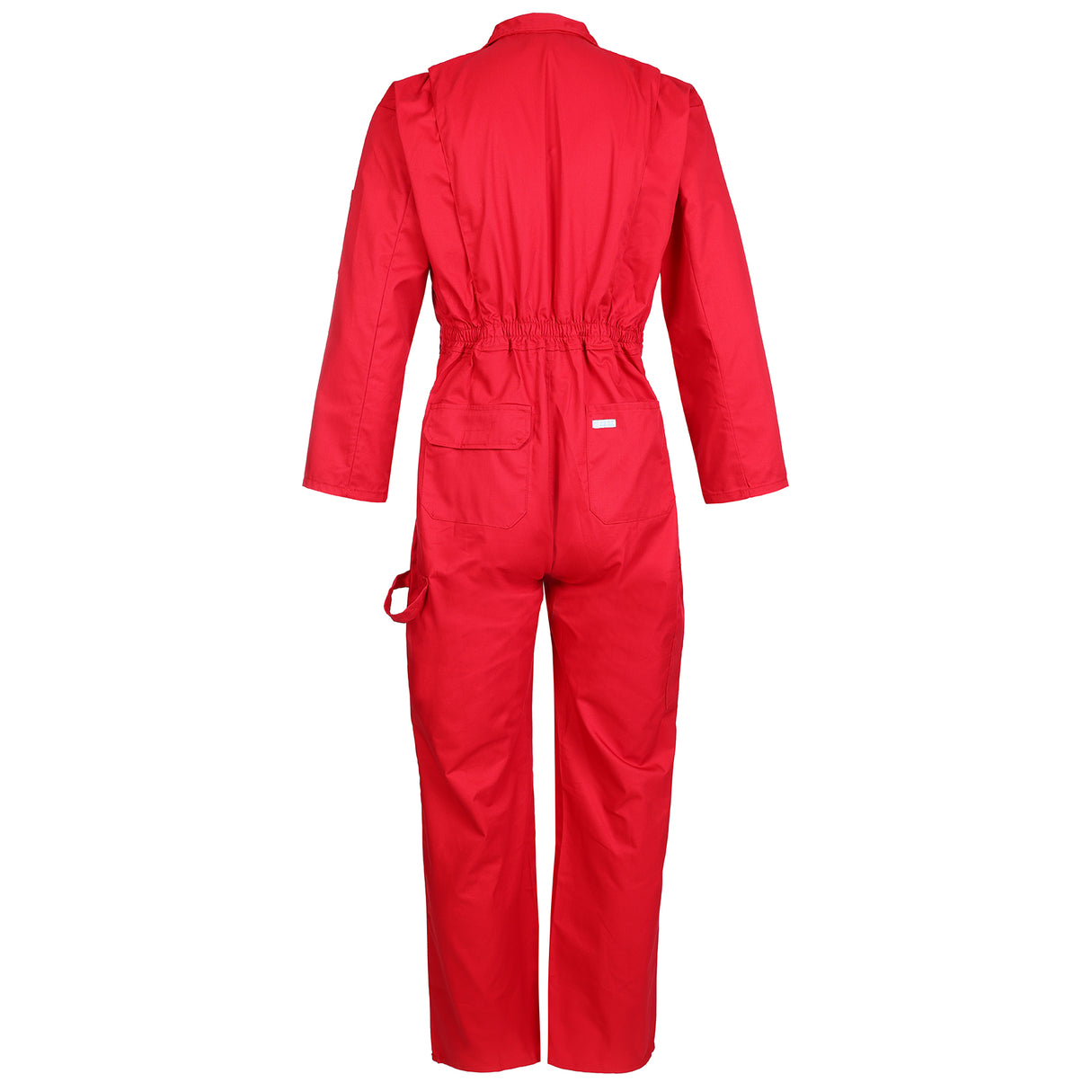 Mens Red 240gm Coveralls Zip Front