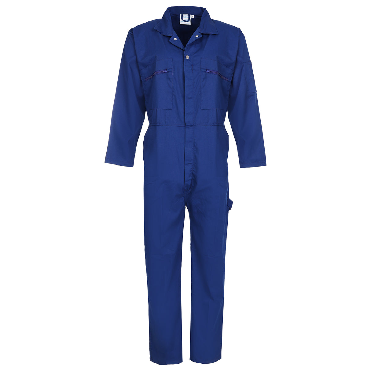 Mens Royal Blue 240gm Coveralls Zip Front