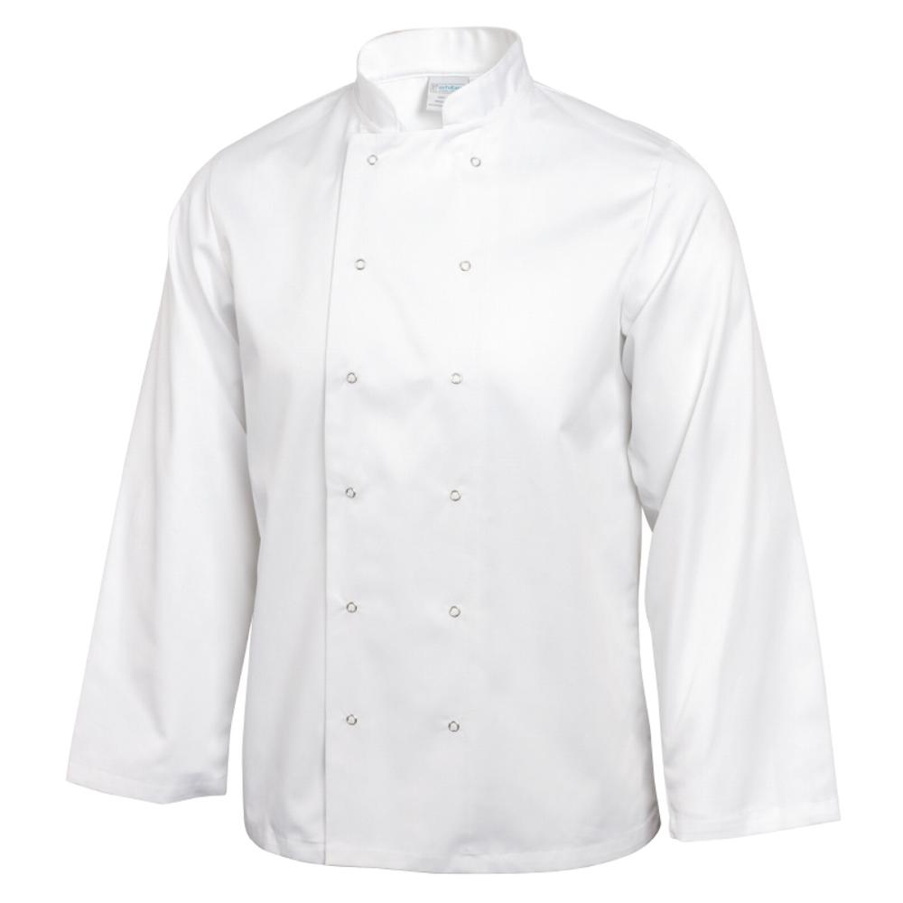 Vegas Chefs Jacket (Long Sleeve) - White