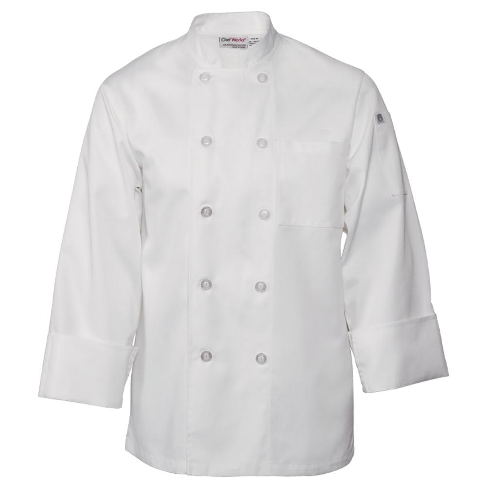 Le Mans Chefs Jacket - White