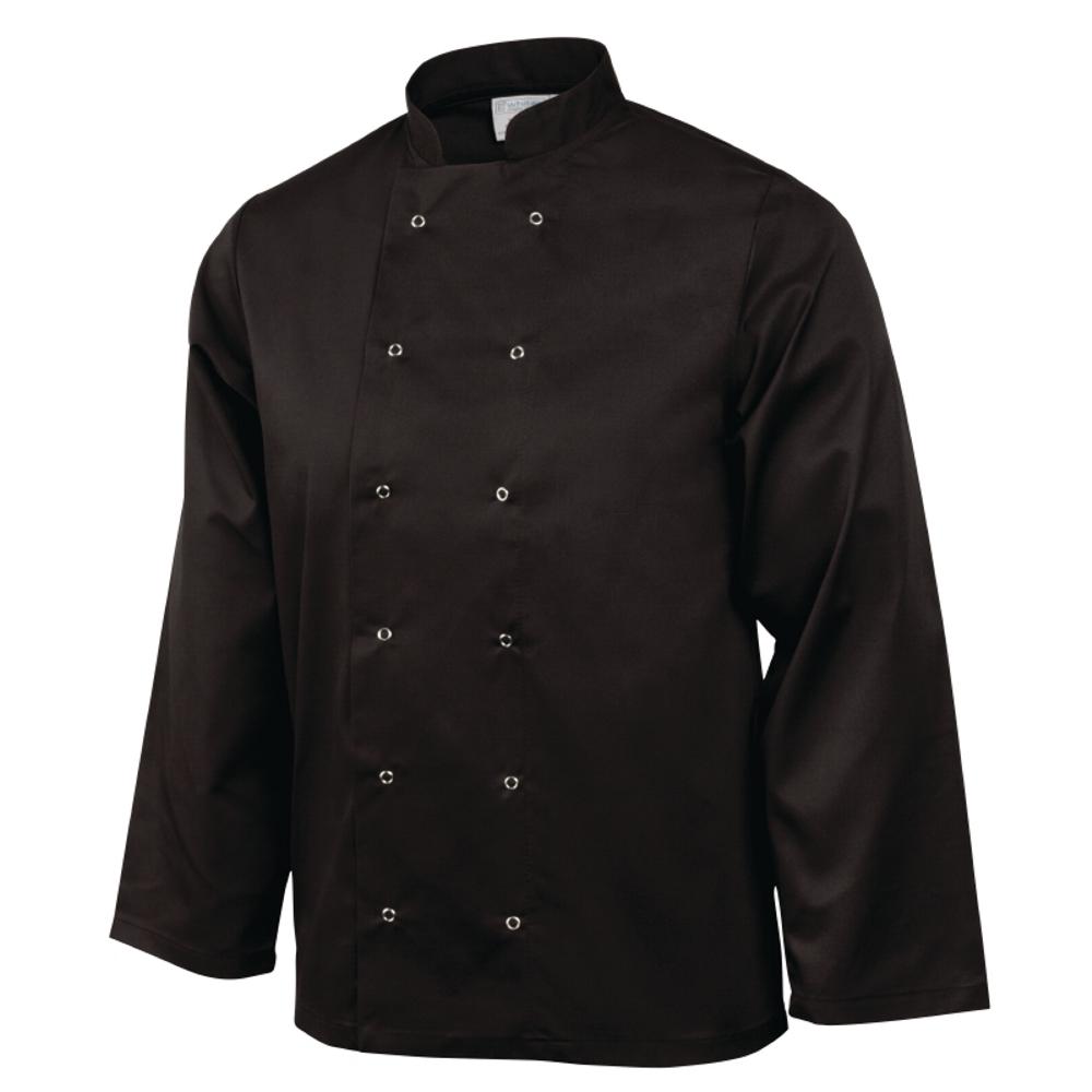 Vegas Chefs Jacket (Long Sleeve) - Black