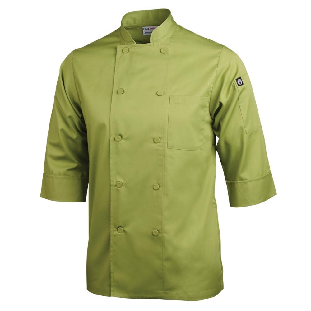 Colour by Chef Works 3/4 Sleeve Jacket - Lime