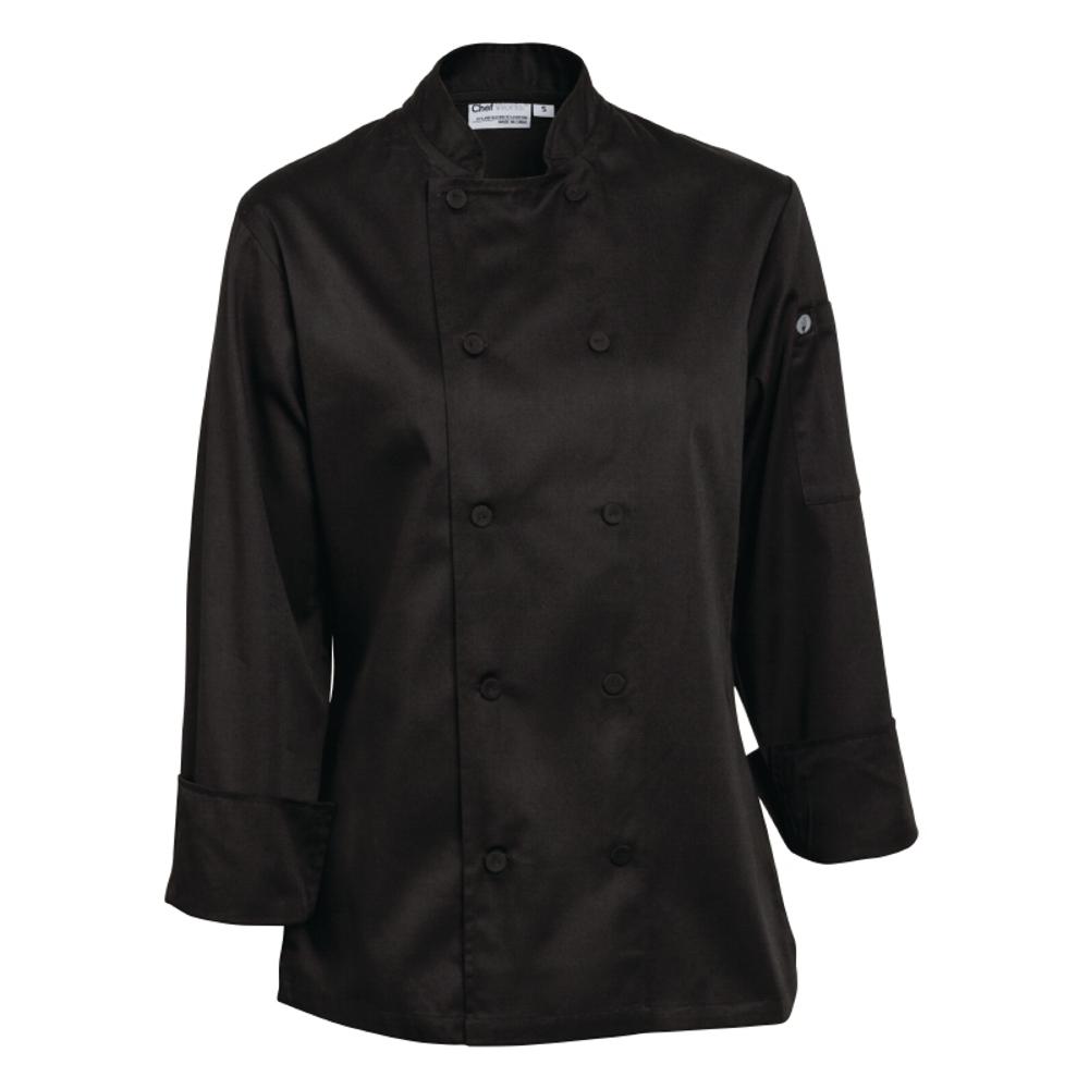 Marbella Ladies Executive Chef Jacket - Black