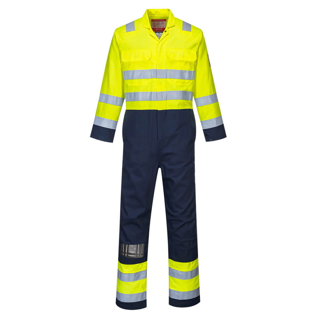 Portwest BIZ7 Bizflame Work Hi-Vis Contrast FR Coverall - 4XL