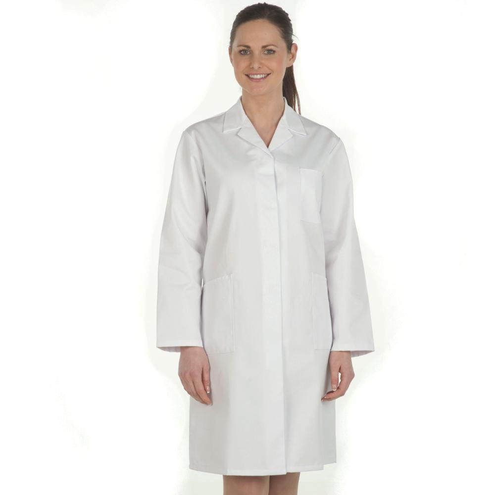 Ladies White Lab Coat
