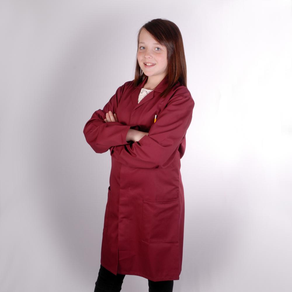 Kids Work Coat - Maroon