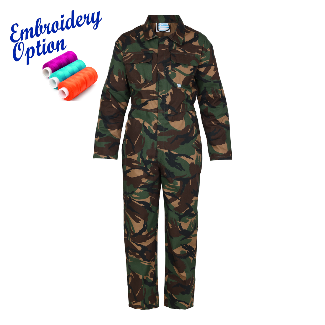 Kids Coveralls / Boiler Suit with Personalised Embroidery Option
