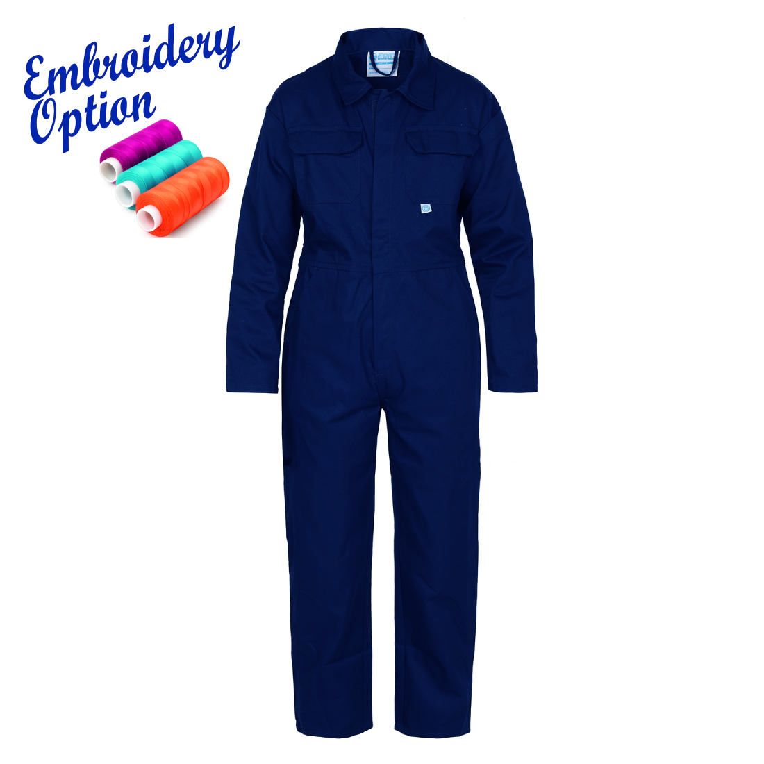 Kids Coveralls / Boiler Suit with Personalised Embroidery Option