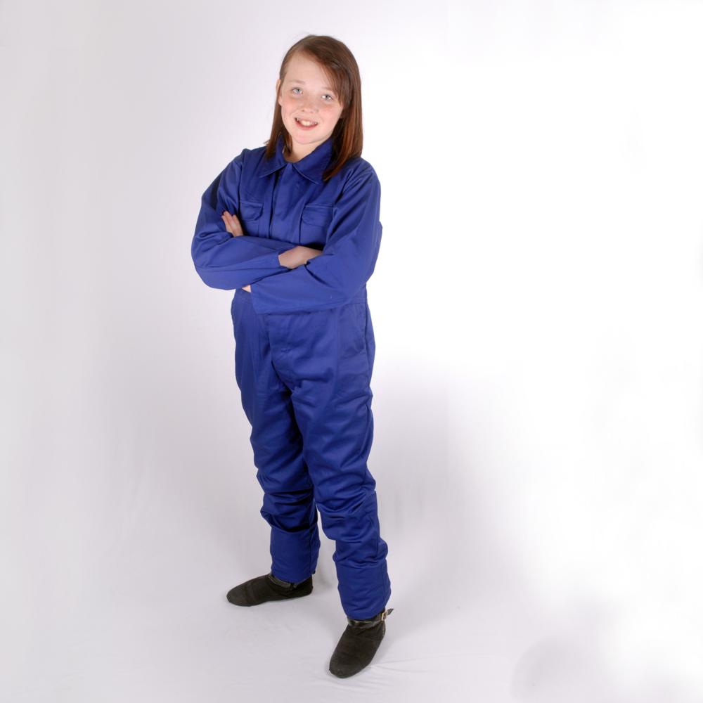 Kids Coveralls / Boiler Suit (in Royal Blue)