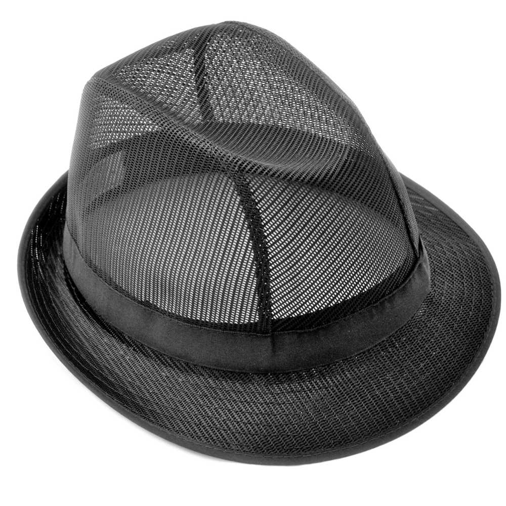 Coloured Trilby in Black