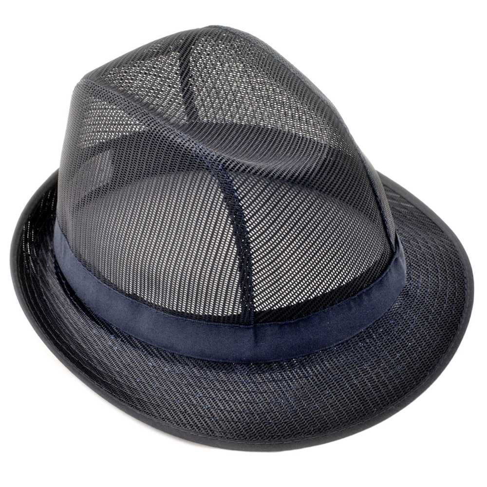 Coloured Trilby in Navy