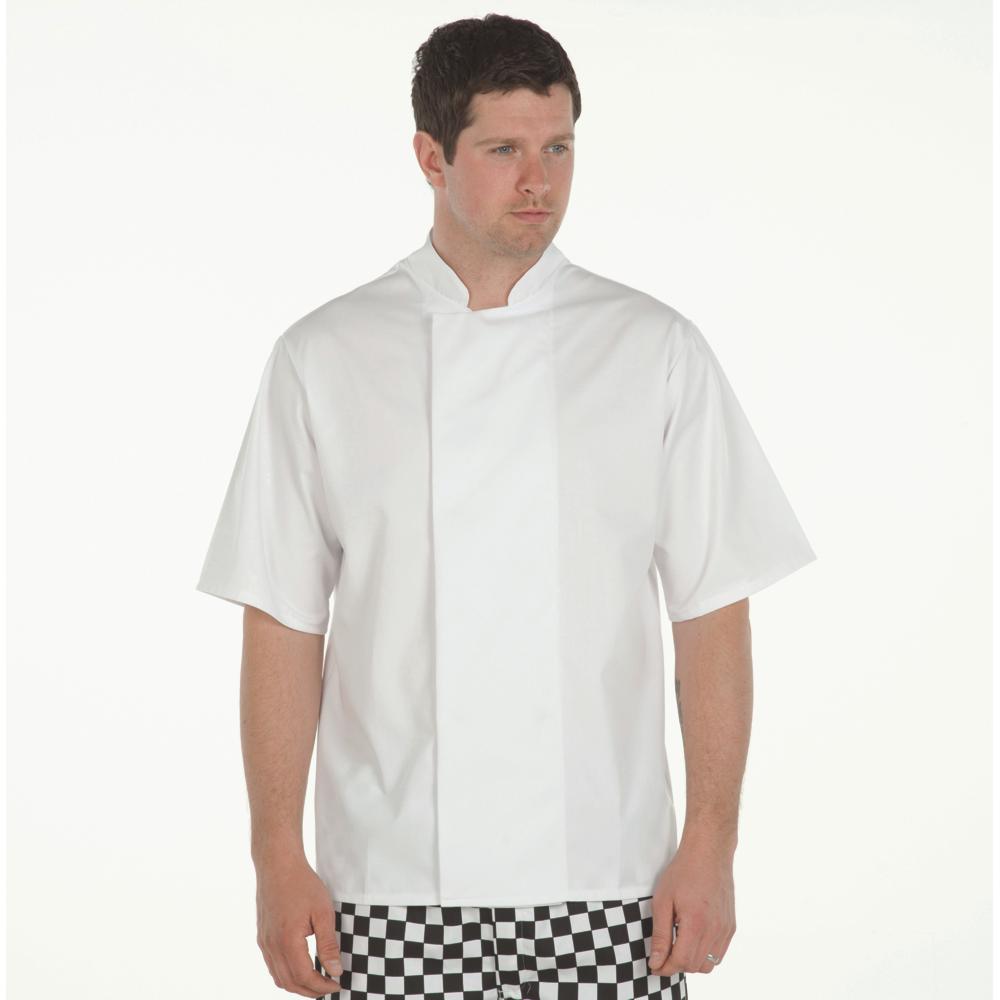 Chefs Jackets with Techno Mesh Back (Short Sleeved) - White