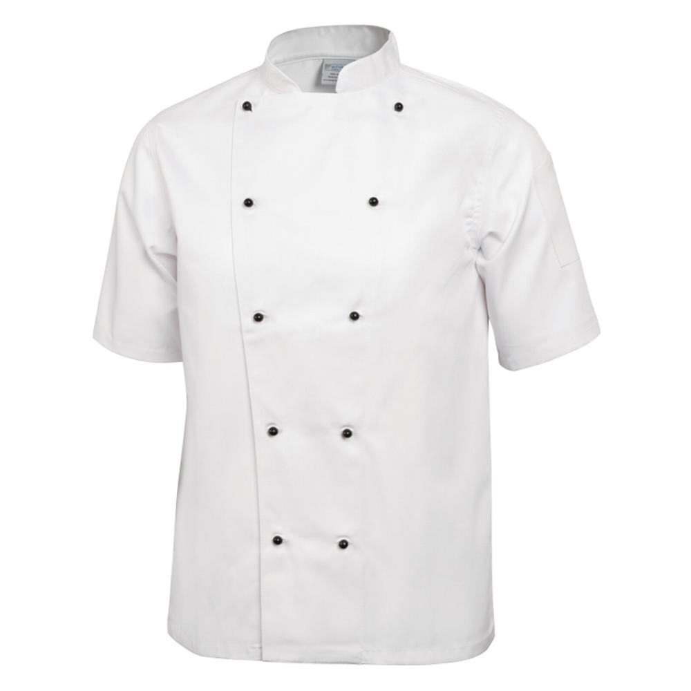Chicago Chefs Jacket (Short Sleeve) - White