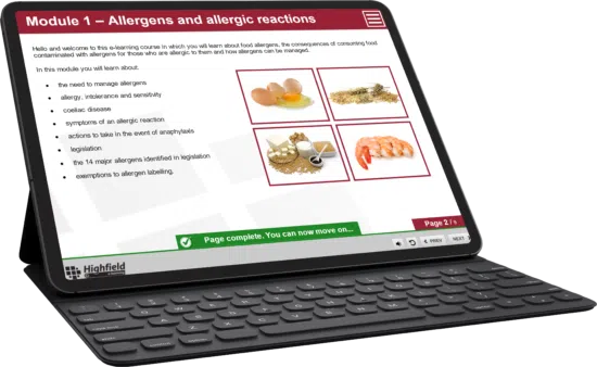 Introduction to Allergens Online Training Course