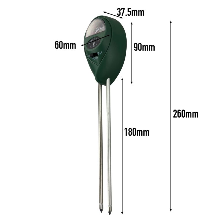 Brannan pH, Moisture & Light Soil Meter