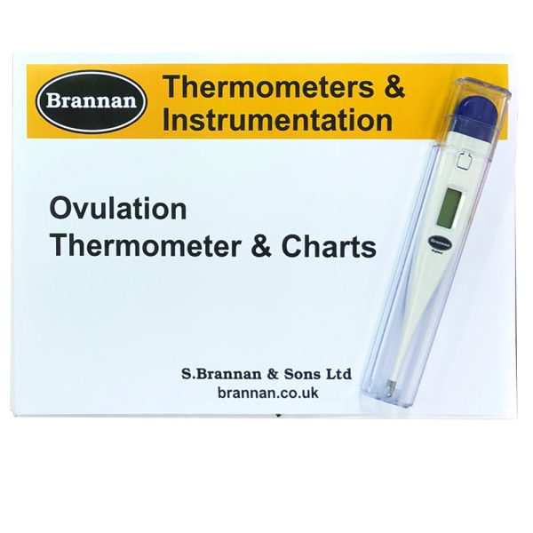 Brannan Ovulation/Fertility Thermometer Kit with Charts