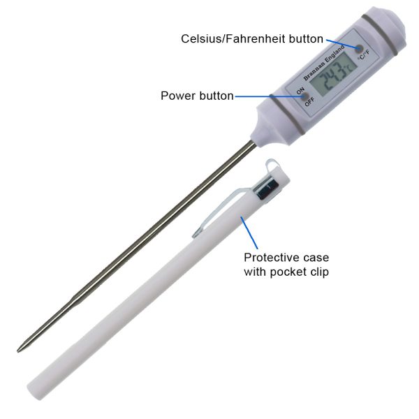 Brannan Pen Shaped Barrel Test Probe Thermometer