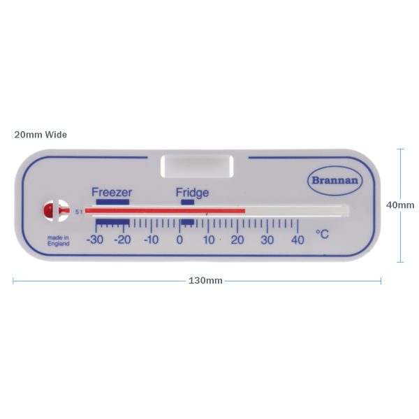 Brannan Horizontal Fridge Freezer Spirit Thermometer