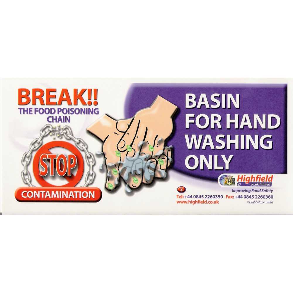 Basin For Handwashing Only