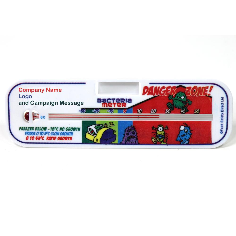 Custom Printed - Bacteria-meter Thermometer - Min QTY 100