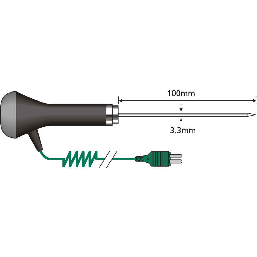 Comark Standard Industrial K Probe (PK24M)