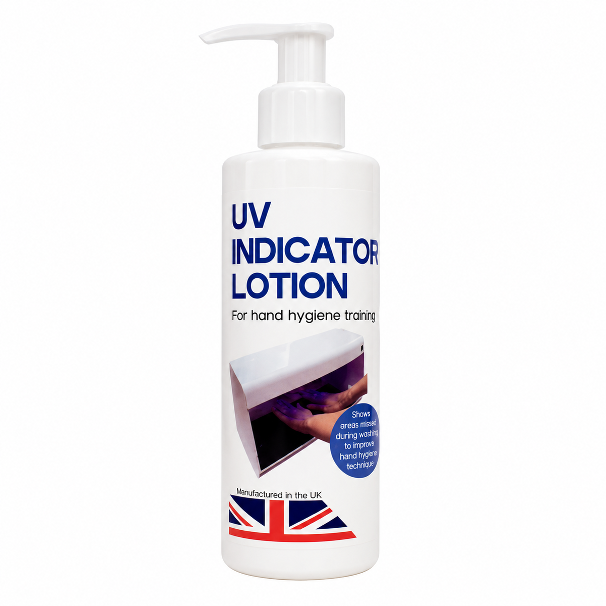 UV Hand Hygiene Training Indicator Lotion 200ml
