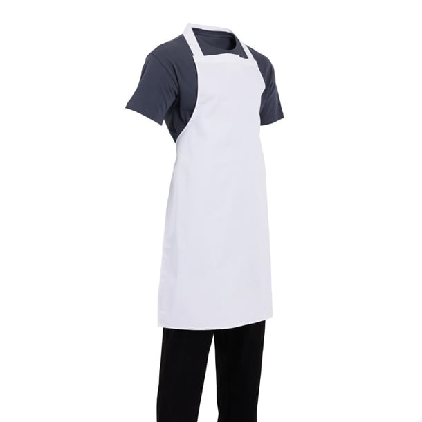 Whites Bib Apron White