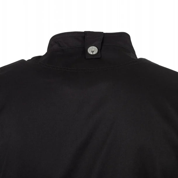 Chef Works Springfield Chef Jacket Black (Short Sleeve)