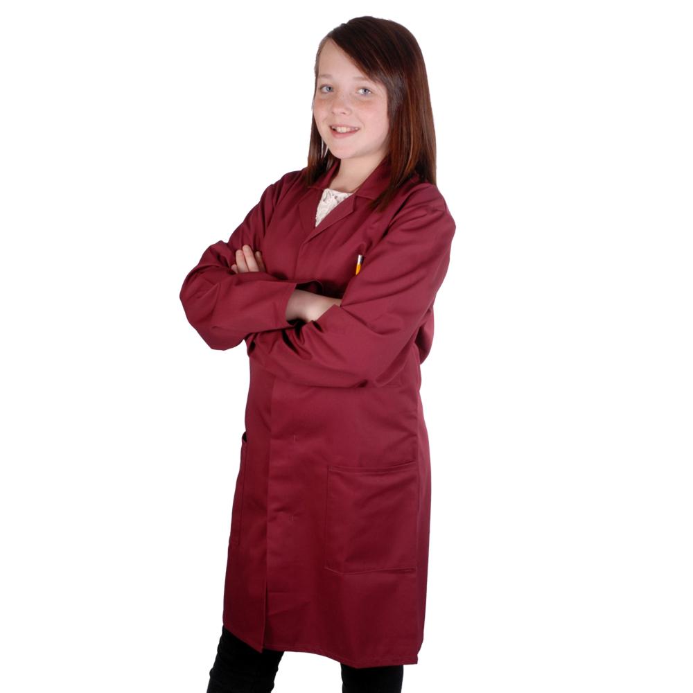 Kids Work Coat - Maroon