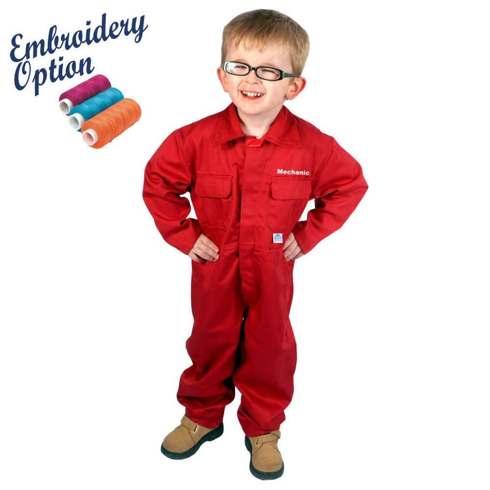 Embroidered Kids Coveralls