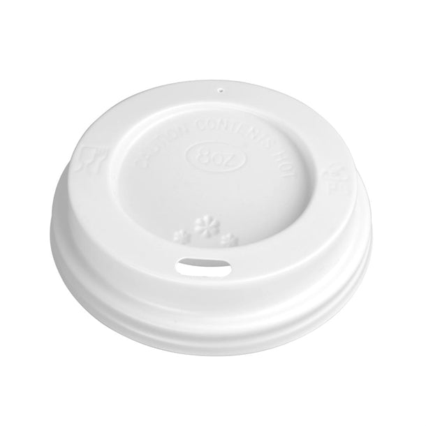Fiesta Recyclable Coffee Cup Lids White 225ml / 8oz