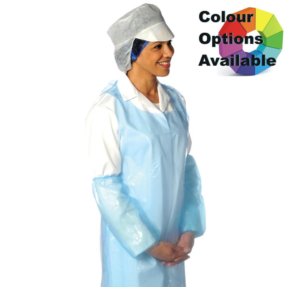 Disposable Polythene Aprons - Flat Packed (100 Pack)