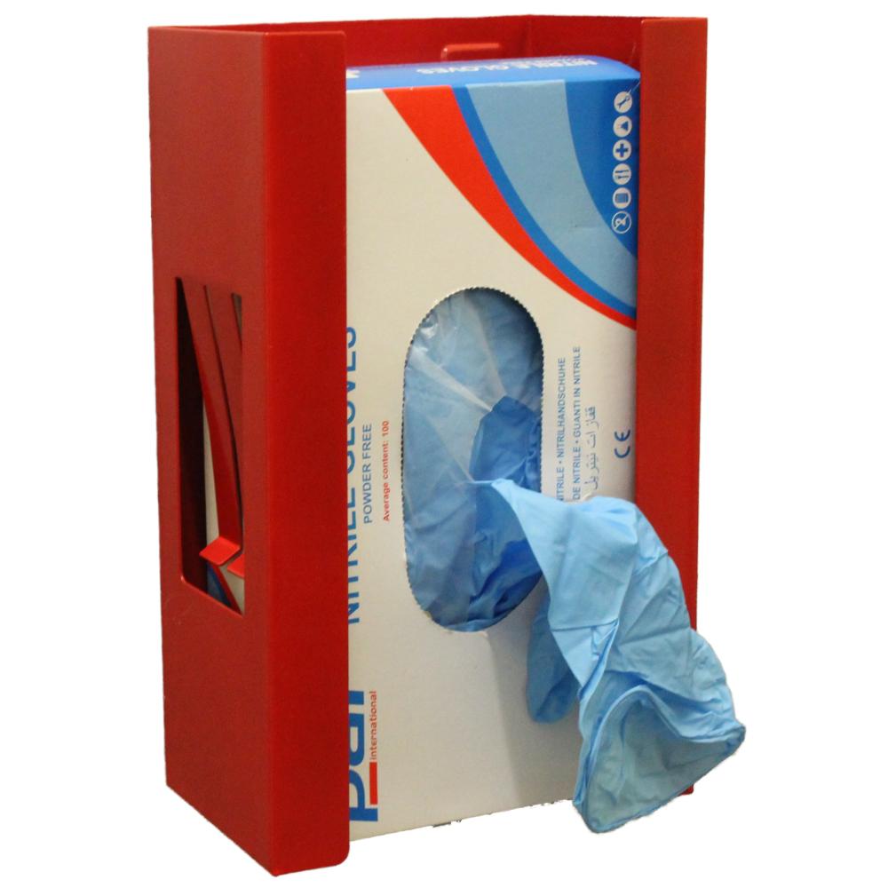 Front View with Box of Gloves (not included)