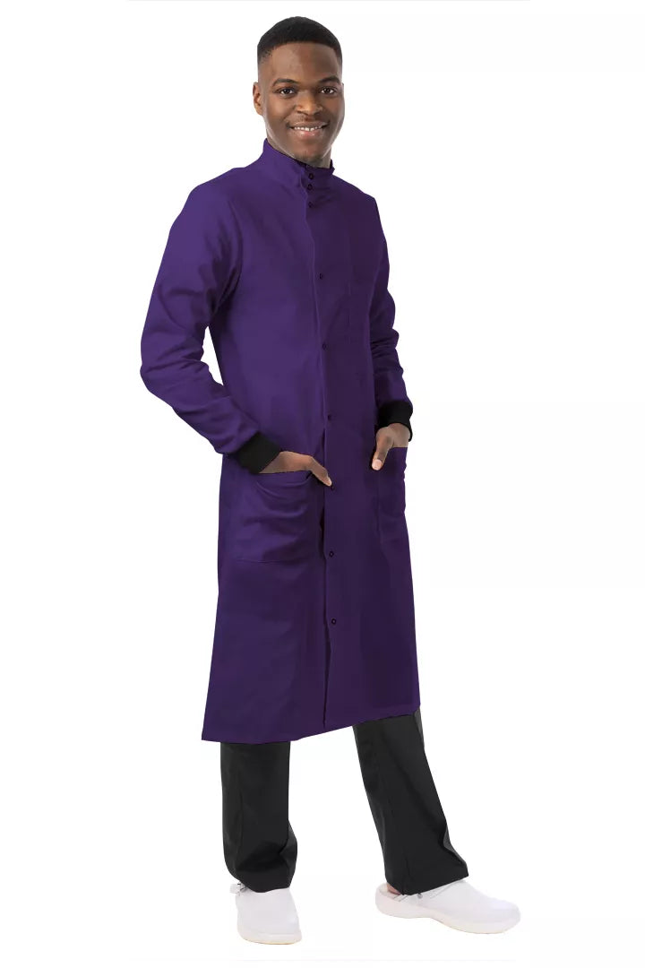 Premium Purple Howie Lab Coat with Knitted Cuffs