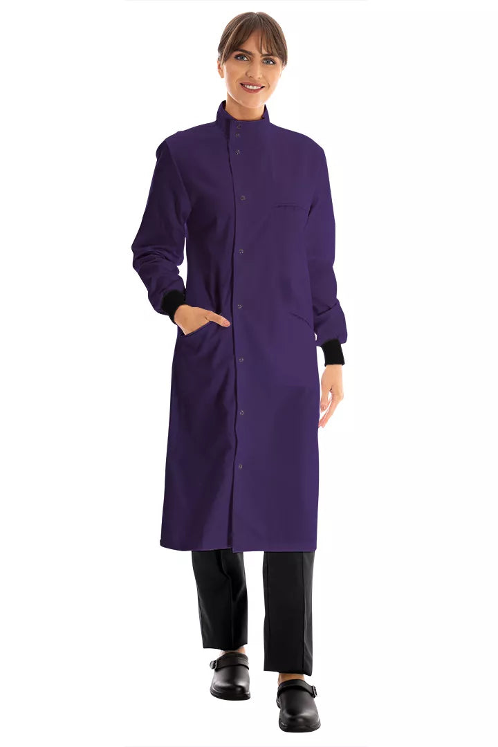 Premium Purple Howie Lab Coat with Knitted Cuffs