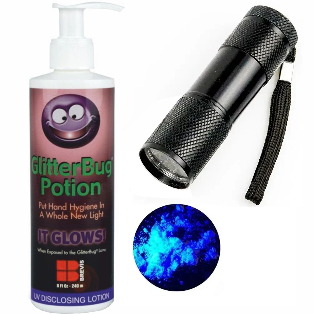 GlitterBug® Mini Hand Hygiene Training Kit