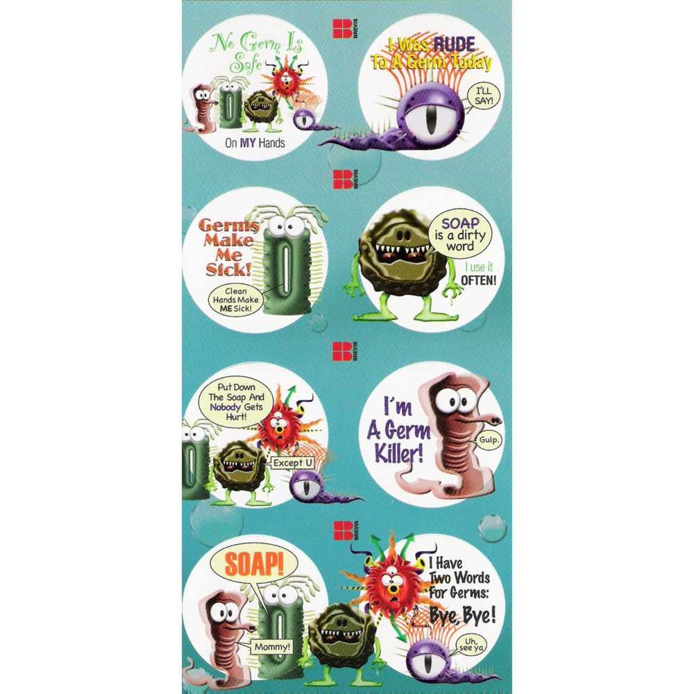 Sample Sticker Sheet (Actual sheet included in the kit may vary)