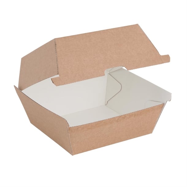 Fiesta Compostable Kraft Burger Boxes - image 3